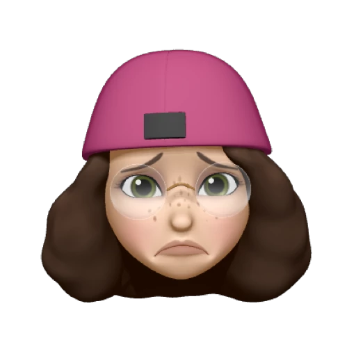 Hopeful but slightly anxious emotion icon