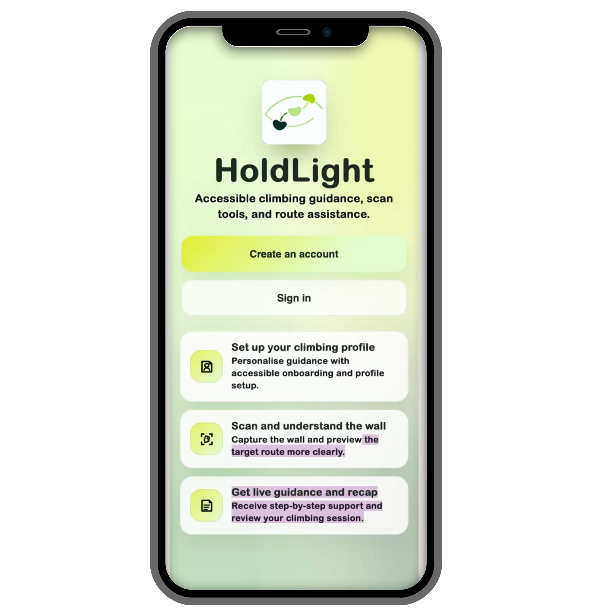 Prototype screen 1